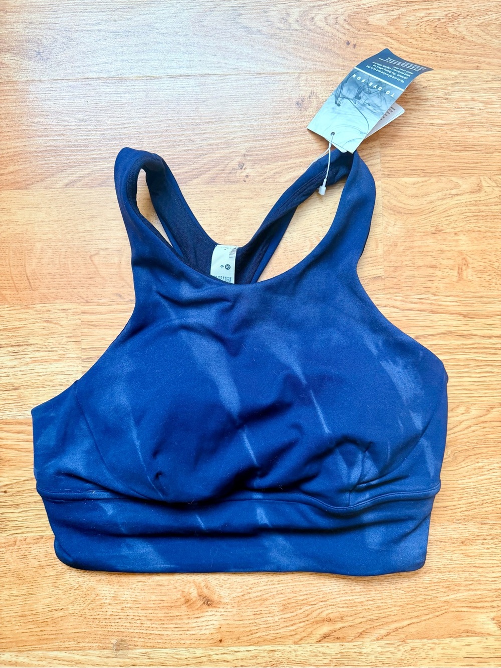 lululemon athletica Winder Train Long-Line Tie Dye *Fade Bra Size 6 NWT